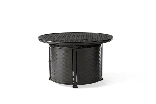 Cambria Round Chat Height Fire Table