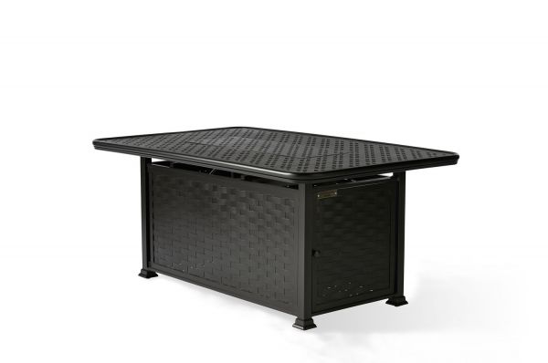 Cambria Rectangular Chat Height Fire Table