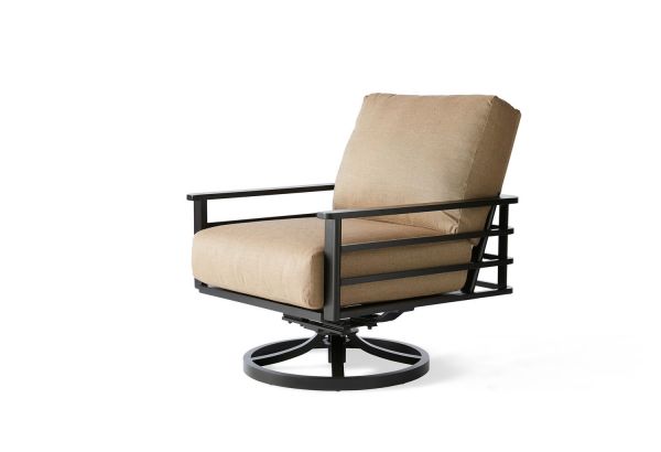 Sarasota Cushion Spring Swivel Lounge Chair