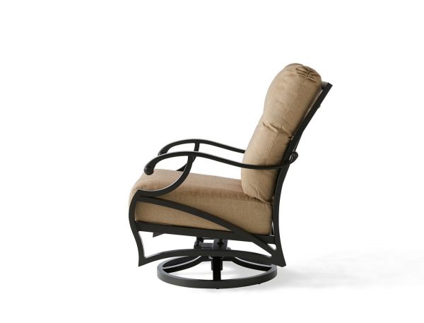 Volare Cushion Spring Swivel Lounge Chair