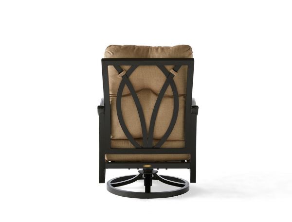 Volare Cushion Spring Swivel Lounge Chair