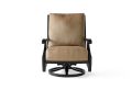 Turin Cushion Spring Swivel Lounge Chair