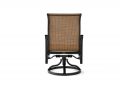 Volare Sling Swivel Rocking Dining Armchair