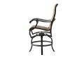 Volare Padded Sling Swivel Counter Stool