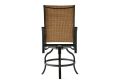 Volare Padded Sling Swivel Counter Stool