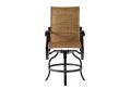 Volare Padded Sling Swivel Counter Stool