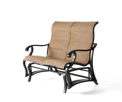 Volare Padded Sling Love Seat Glider