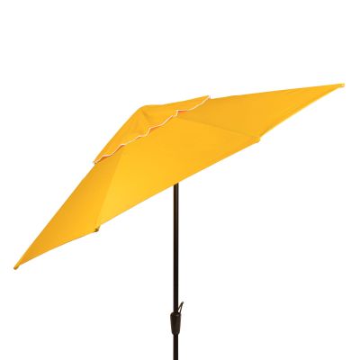 Auto Tilt Market Umbrella with Hammered Bronze Pole